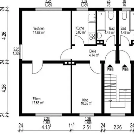 3-zimmer Mitten In Апартаменты Зигбург